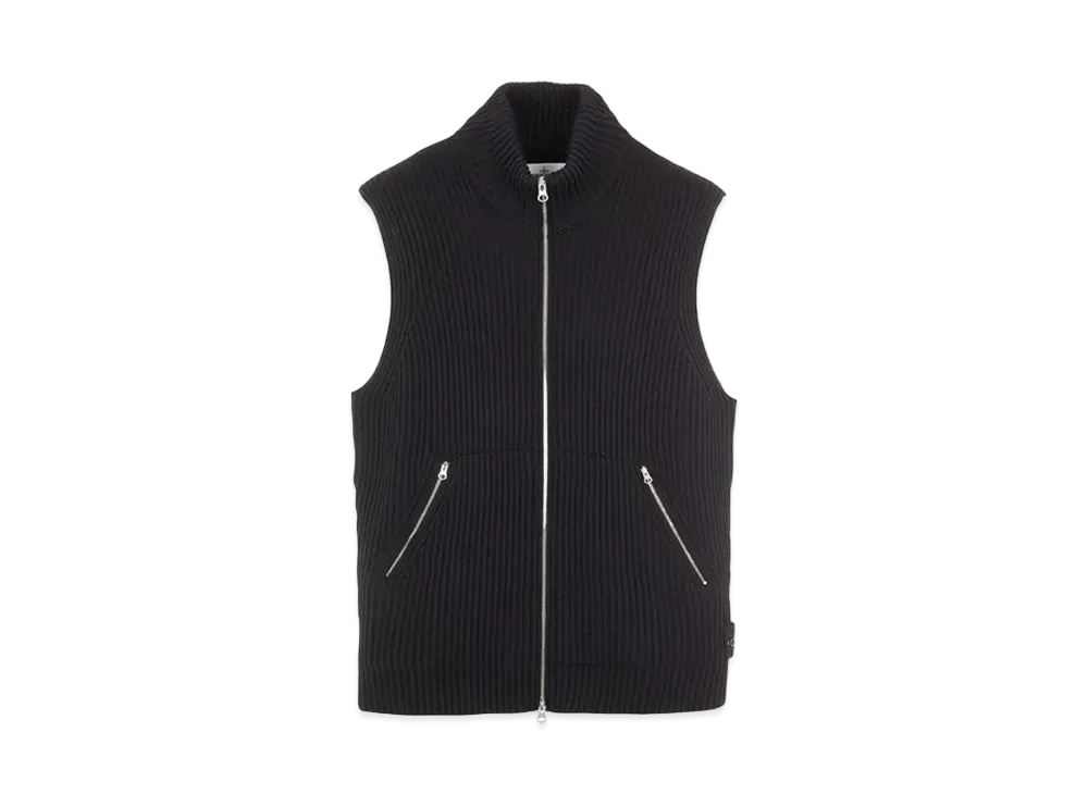 Stone Island 565C2 FULL RIB PURE WOOL "Black"