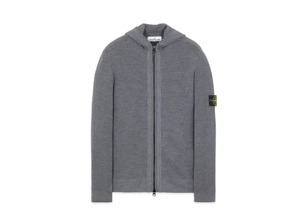 Stone Island 566C2 FULL RIB PURE WOOL "Grey"