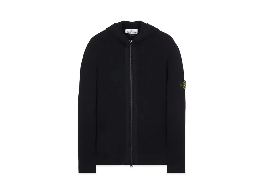 Stone Island 566C2 FULL RIB PURE WOOL "Black"