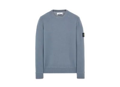 Stone Island 577B6 GEELONG WOOL "Pastel Blue"