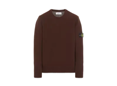 Stone Island 577B6 GEELONG WOOL "Mahogany Brown"