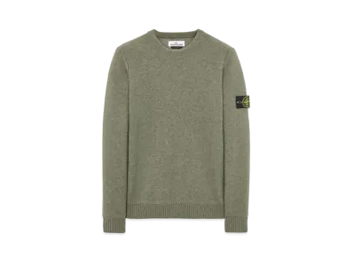 Stone Island 577B6 GEELONG WOOL "Sage Green"