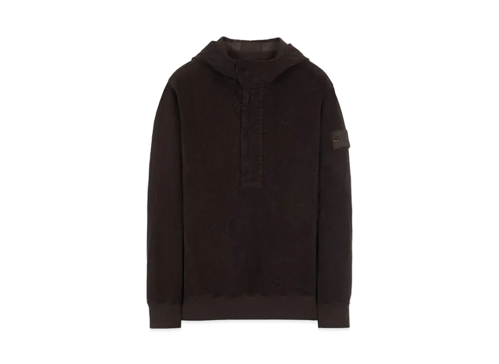 Stone Island 667F3 COTTON NYLON MOLESKIN-TC_GHOST PIECE "Dark Brown"
