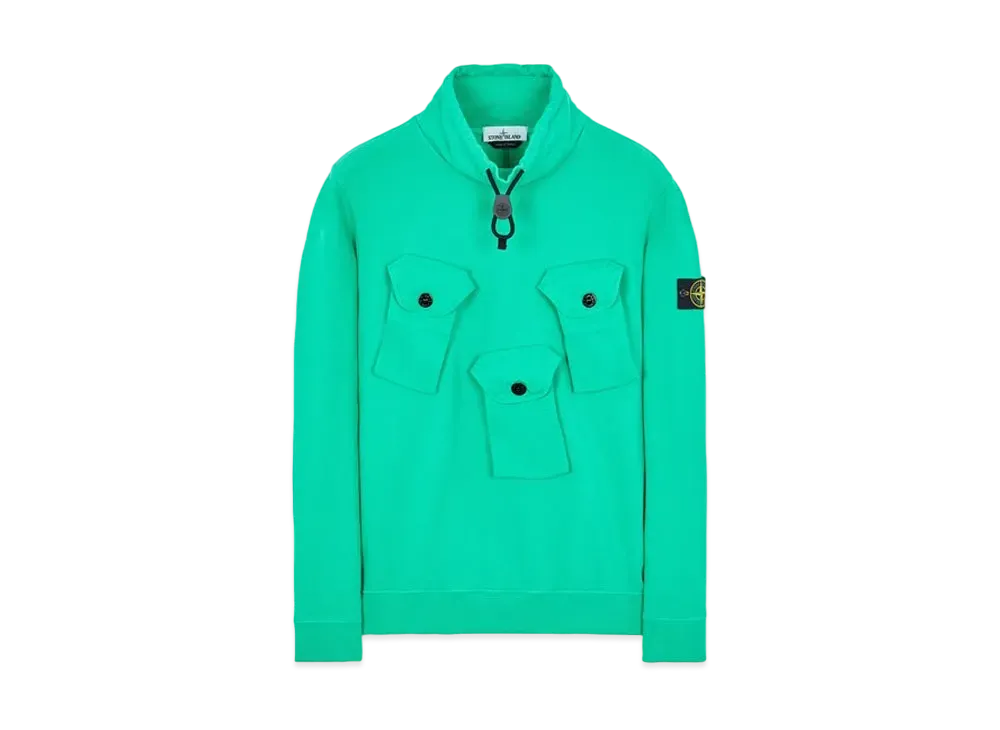 Stone Island 60519 BRUSHED COTTON FLEECE "Green"