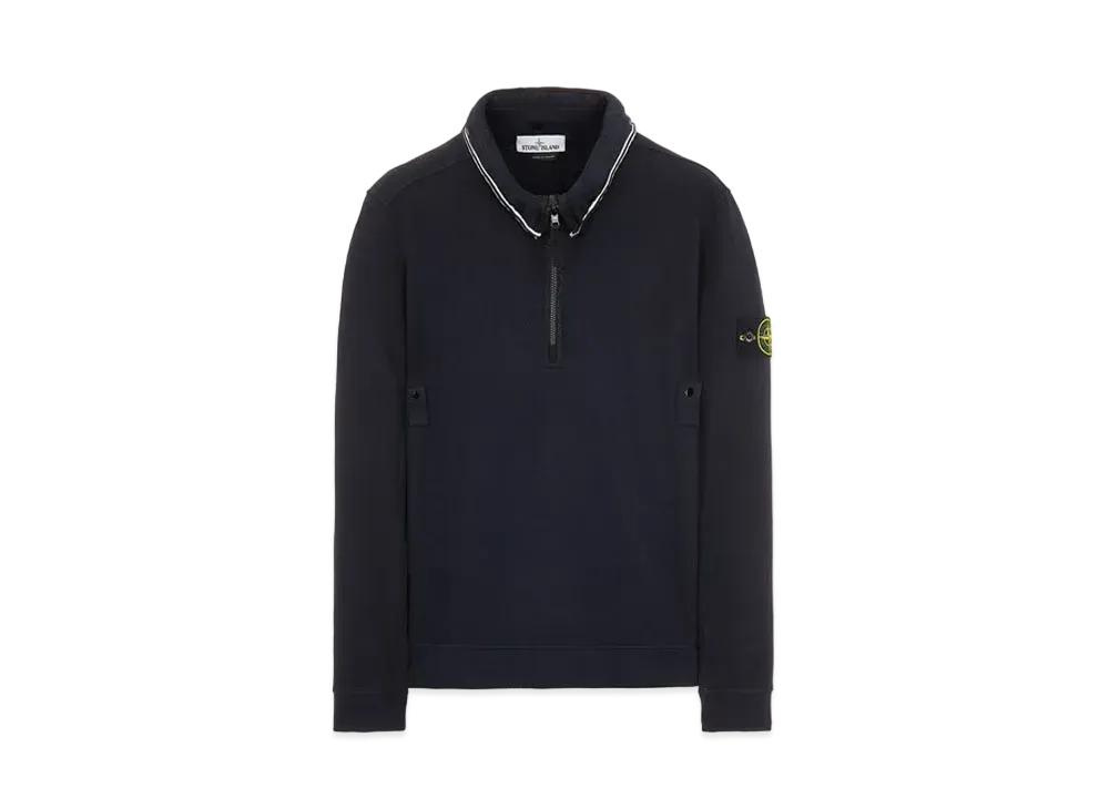 Stone Island 60720 BRUSHED COTTON FLEECE "Blue"