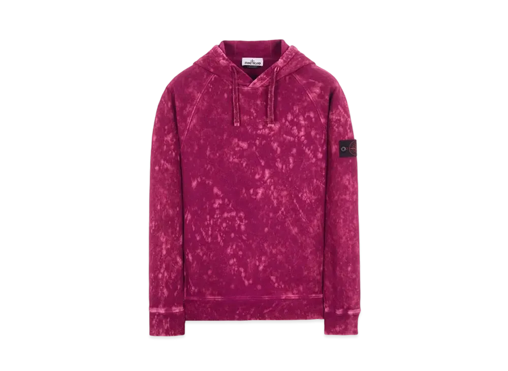 Stone Island 61338 COTTON FLEECE OFF-DYE OVD TREATMENT 