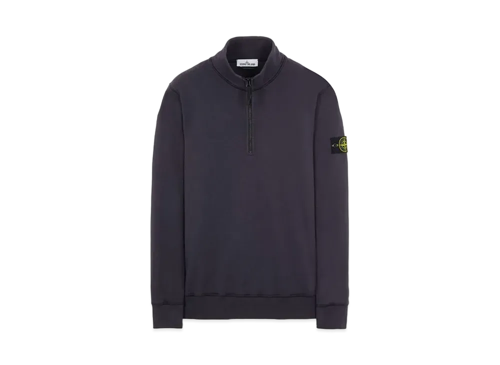 Stone Island 61920 BRUSHED COTTON FLEECE "Ink Blue"