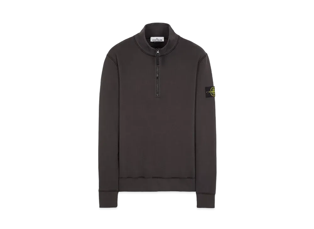 Stone Island 61920 BRUSHED COTTON FLEECE "Steel Grey"