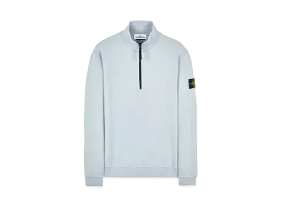 Stone Island 61920 BRUSHED COTTON FLEECE "Pearl Grey"