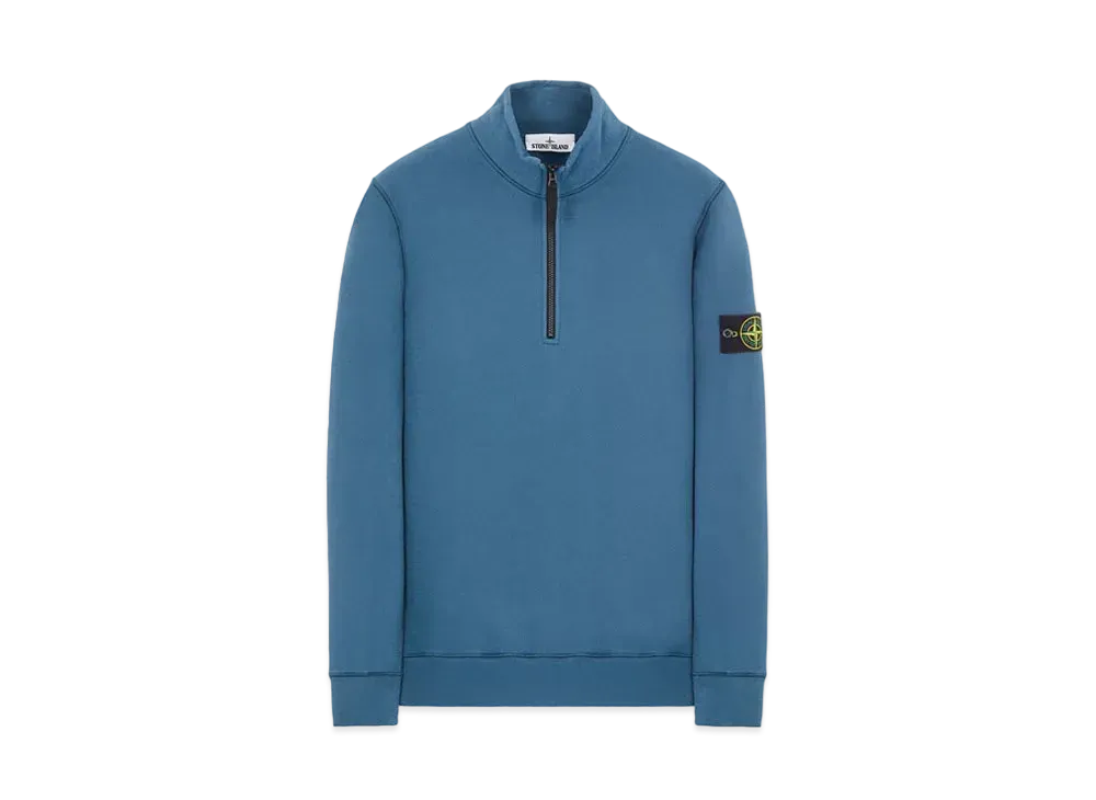 Stone Island 61920 BRUSHED COTTON FLEECE "Teal"