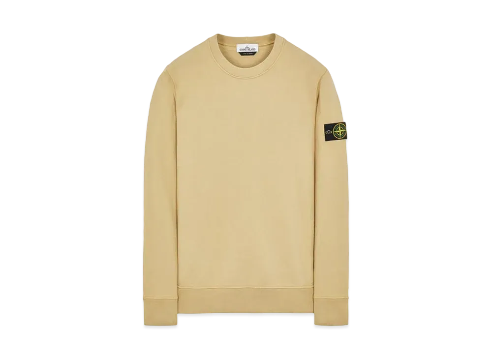 Stone Island 63020 BRUSHED COTTON FLEECE "Ibory"