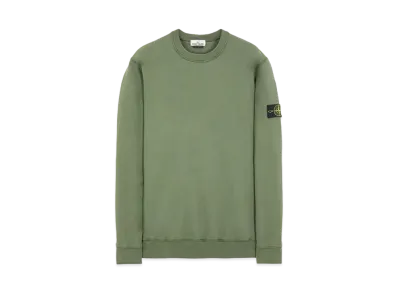 Stone Island 63020 BRUSHED COTTON FLEECE "Sage Green"