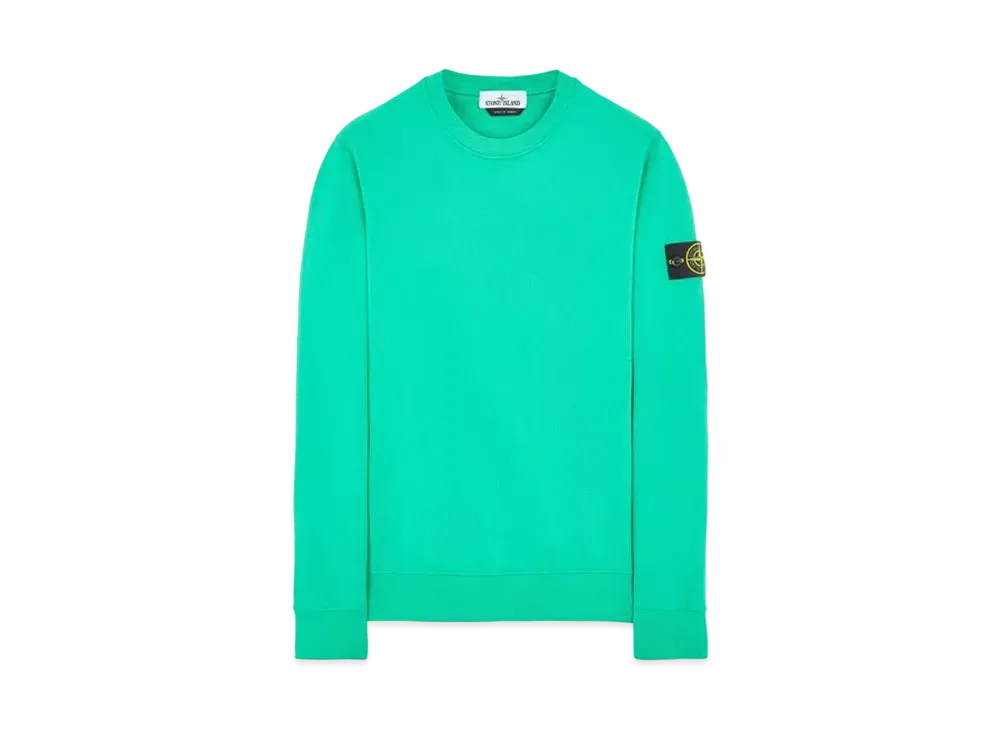 Stone Island 63020 BRUSHED COTTON FLEECE "Green"
