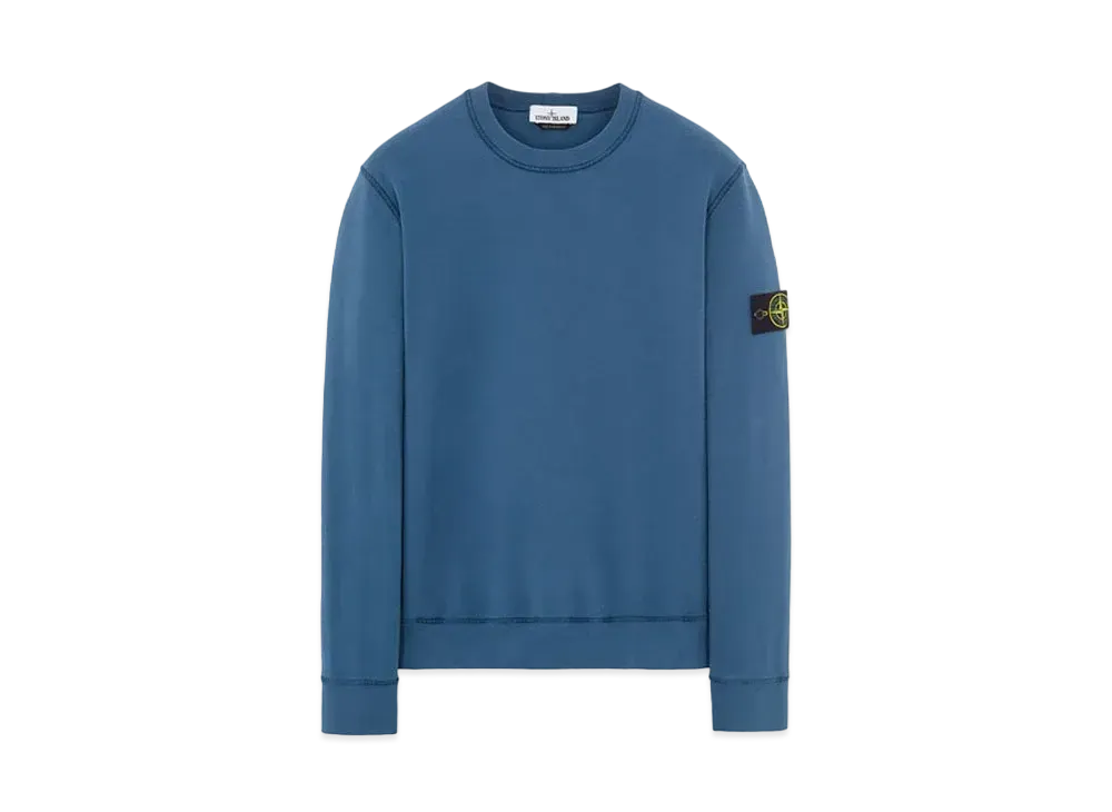 Stone Island 63020 BRUSHED COTTON FLEECE "Teal"