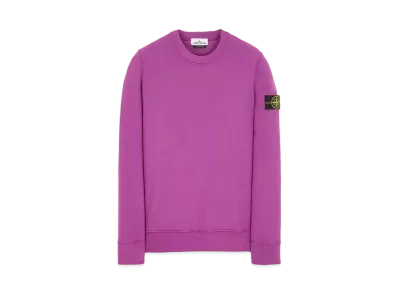 Stone Island 63020 BRUSHED COTTON FLEECE "Magenta"