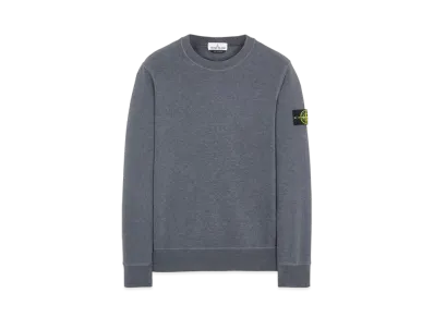 Stone Island 63020 BRUSHED COTTON FLEECE "Dark Grey Malange"