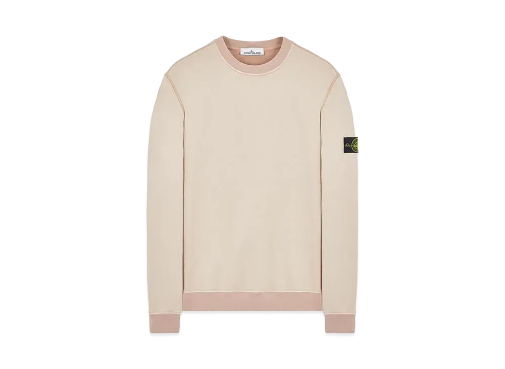 Stone Island 63547 COTTON NYLON FLEECE "Pastele Pink"