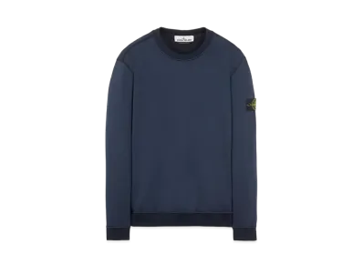 Stone Island 63547 COTTON NYLON FLEECE "Blue"