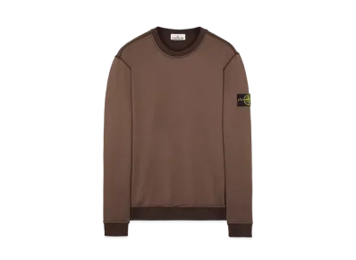 Stone Island 63547 COTTON NYLON FLEECE "Dark Brown"