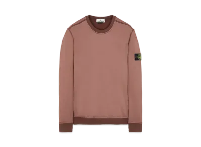 Stone Island 63547 COTTON NYLON FLEECE "Mahogany Brown"