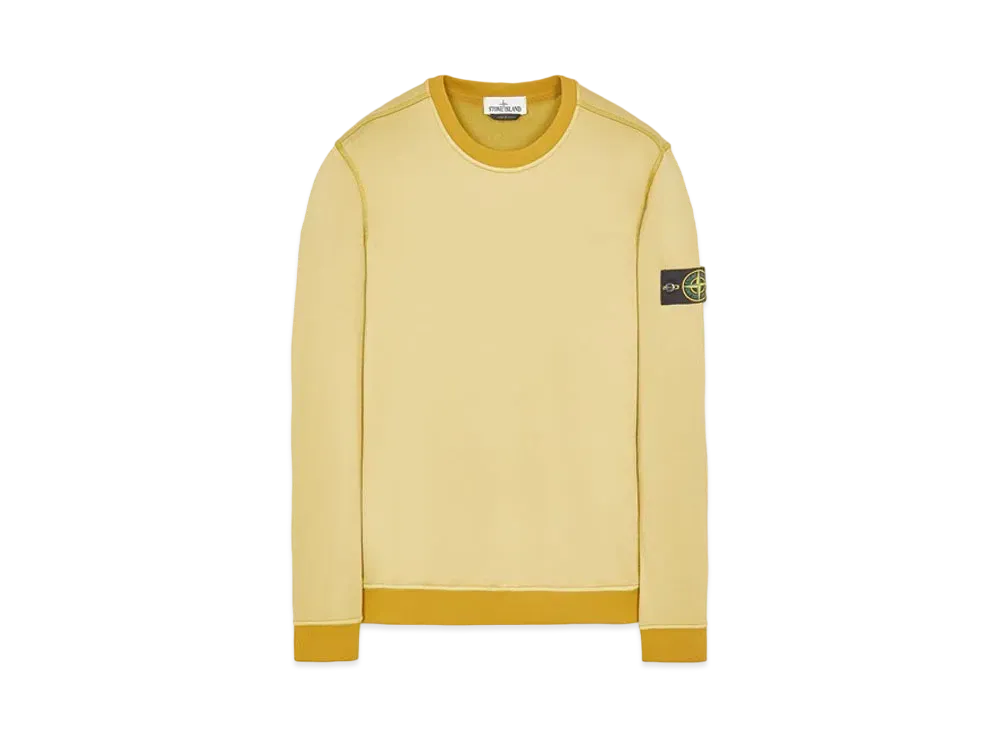 Stone Island 63547 COTTON NYLON FLEECE "Dark Beige"