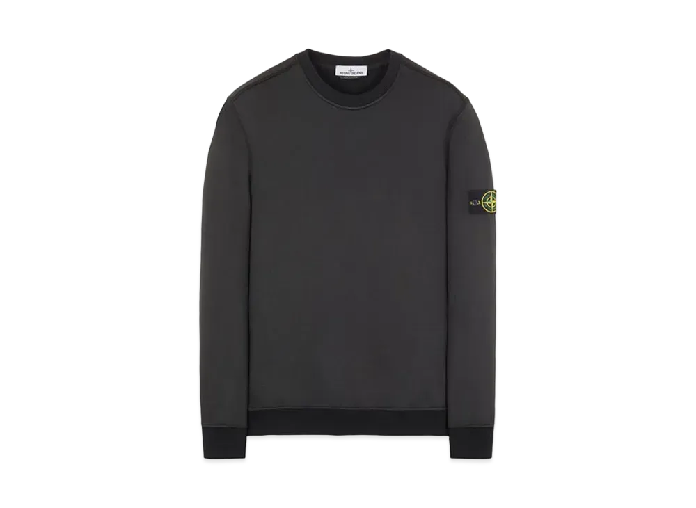 Stone Island 63547 COTTON NYLON FLEECE "Black"