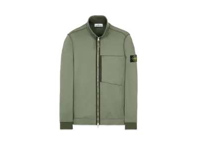 Stone Island 63947 COTTON NYLON FLEECE "Sage Green"