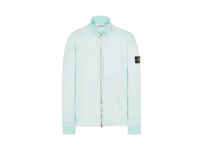 Stone Island 63947 COTTON NYLON FLEECE "Light Green"