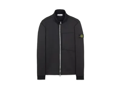 Stone Island 63947 COTTON NYLON FLEECE "Black"