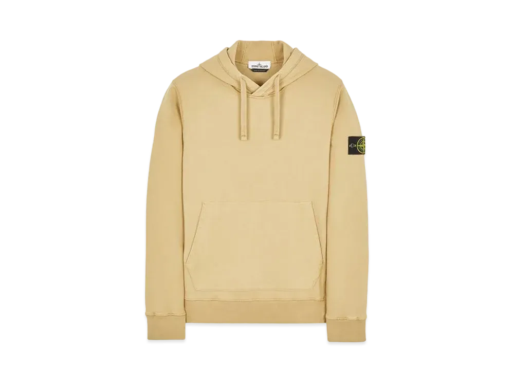 Stone Island 64120 BRUSHED COTTON FLEECE "Ibory"