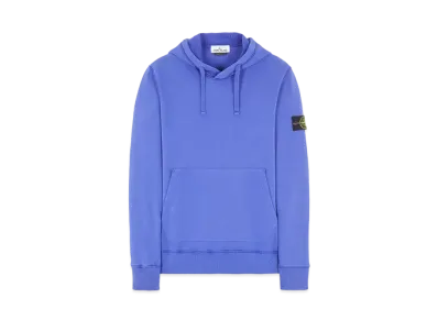 Stone Island 64120 BRUSHED COTTON FLEECE "Periwinkle"