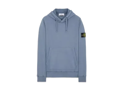 Stone Island 64120 BRUSHED COTTON FLEECE "Pastel Blue"