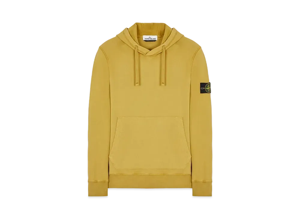 Stone Island 64120 BRUSHED COTTON FLEECE "Dark Beige"