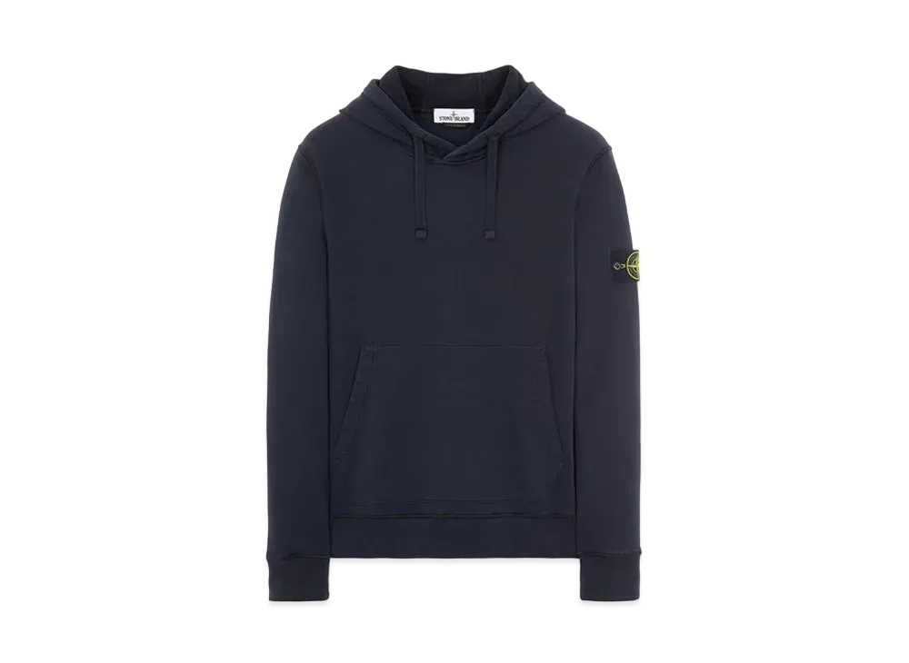 Stone Island 64120 BRUSHED COTTON FLEECE "Blue"