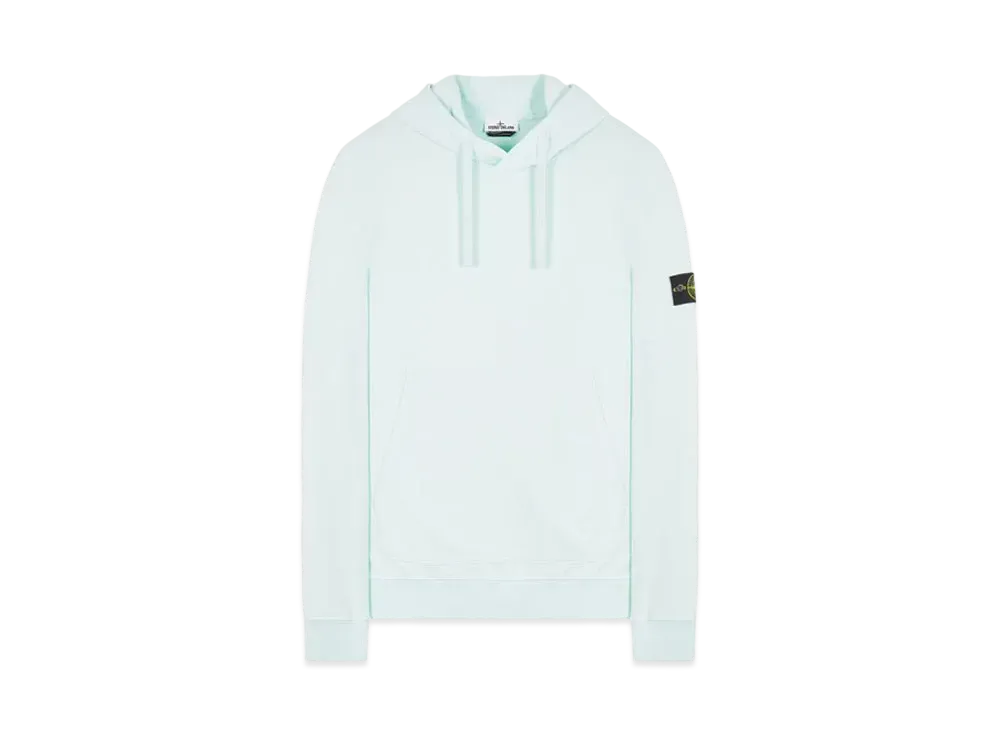 Stone Island 64120 BRUSHED COTTON FLEECE "Light Green"