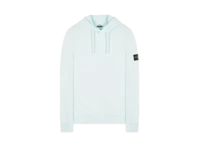 Stone Island 64120 BRUSHED COTTON FLEECE "Light Green"