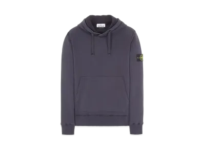 Stone Island 64120 BRUSHED COTTON FLEECE "Ink Blue"