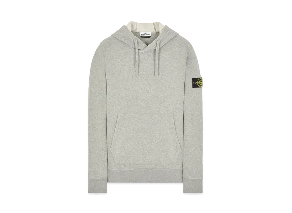Stone Island 64120 BRUSHED COTTON FLEECE "Dust Grey"