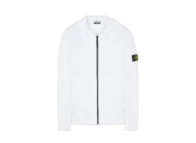 Stone Island 64220 BRUSHED COTTON FLEECE "White"