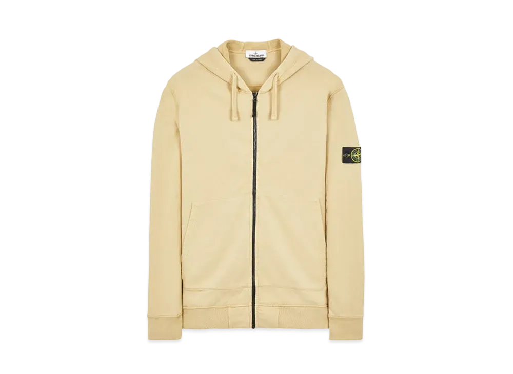 Stone Island 64220 BRUSHED COTTON FLEECE "Ibory"