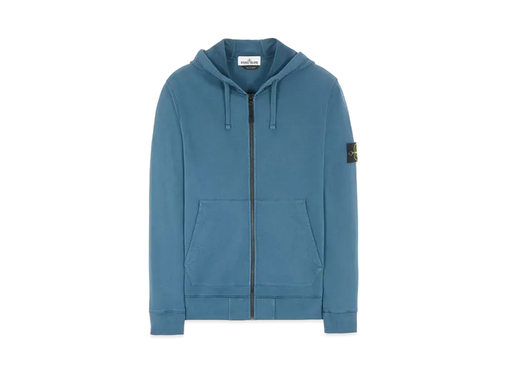 Stone Island 64220 BRUSHED COTTON FLEECE "Teal"