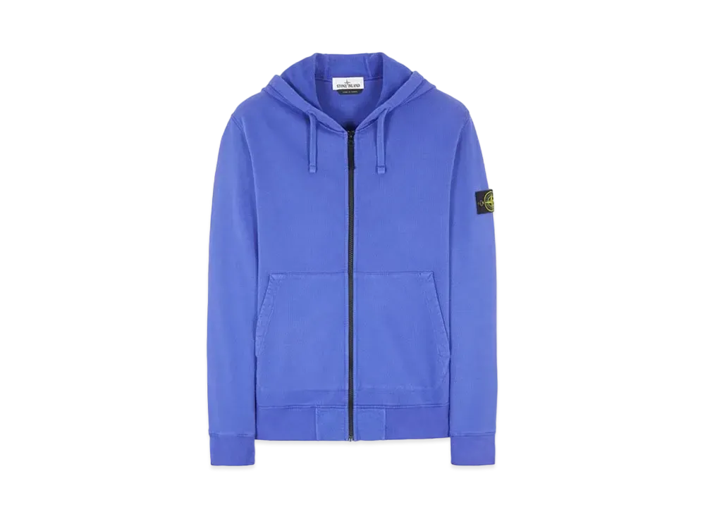 Stone Island 64220 BRUSHED COTTON FLEECE "Periwinkle"