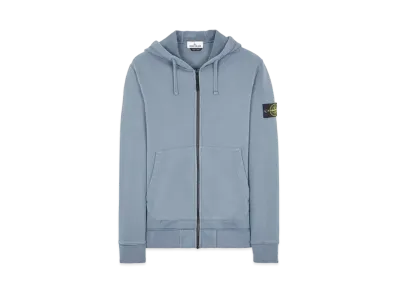 Stone Island 64220 BRUSHED COTTON FLEECE "Pastel Blue"