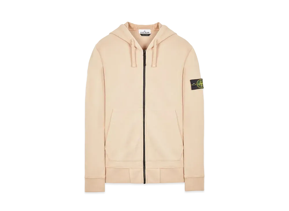 Stone Island 64220 BRUSHED COTTON FLEECE "Pastele Pink"