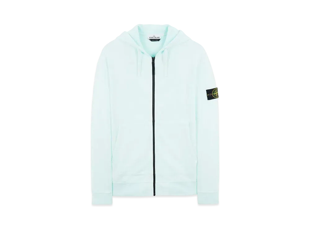 Stone Island 64220 BRUSHED COTTON FLEECE "Light Green"