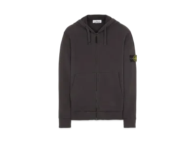 Stone Island 64220 BRUSHED COTTON FLEECE "Steel Grey"