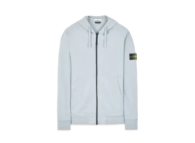 Stone Island 64220 BRUSHED COTTON FLEECE "Pearl Grey"