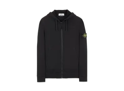 Stone Island 64220 BRUSHED COTTON FLEECE "Black"