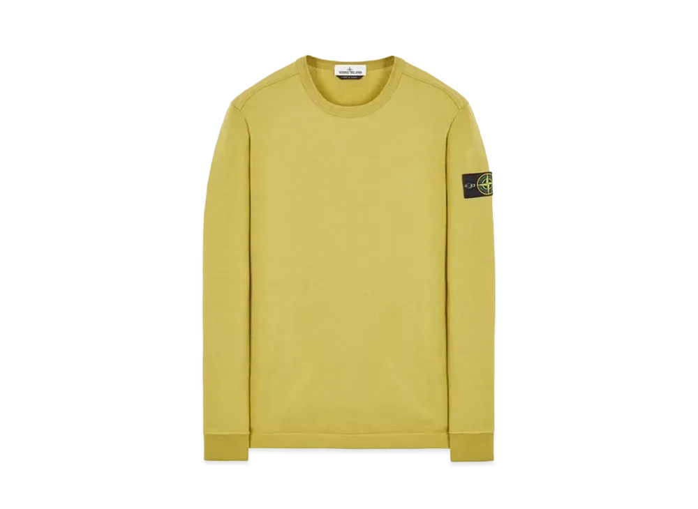 Stone Island 64450 GAUZED COTTON JERSEY "Dark Beige"