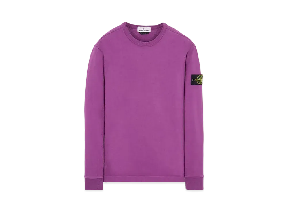 Stone Island 64450 GAUZED COTTON JERSEY "Magenta"